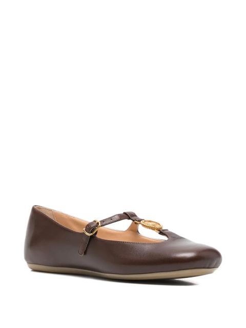 Chloé Leonore ballet flats - Brown