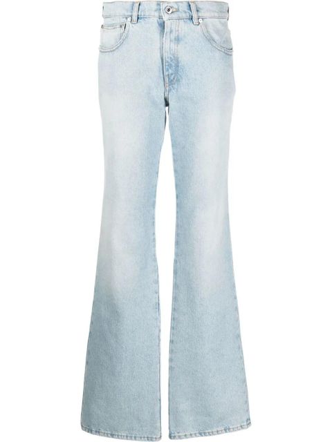 Off-White Bleach Baby baggy flared jeans - Blue - zdjęcie produktu nr 1