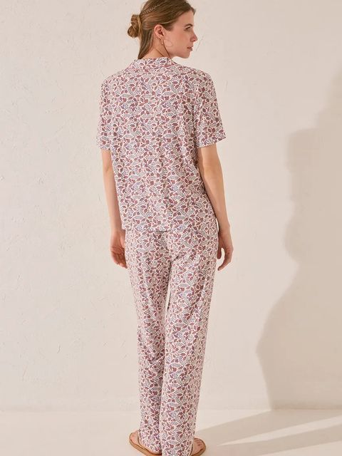 women'secret piżama damska kolor różowy 4859414