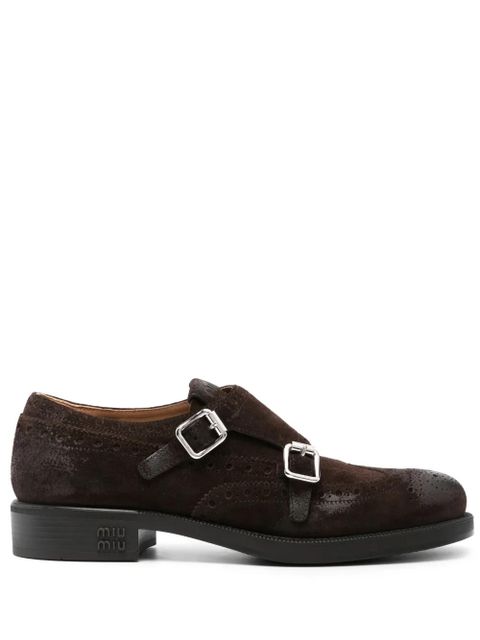 Miu Miu x Church's leather brogues - Brown - zdjęcie produktu nr 1