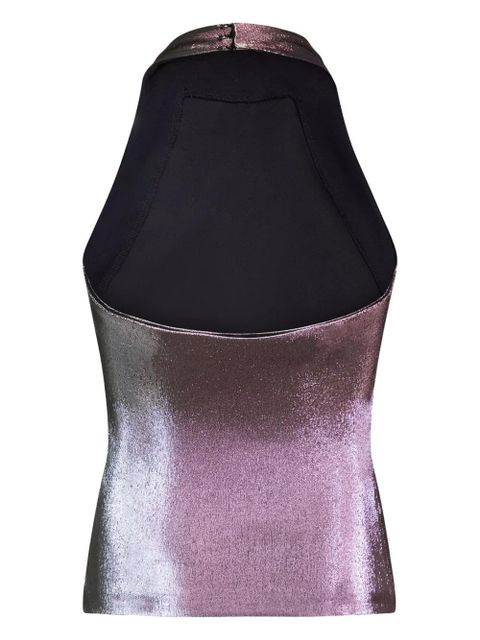 AREA halterneck top - Pink