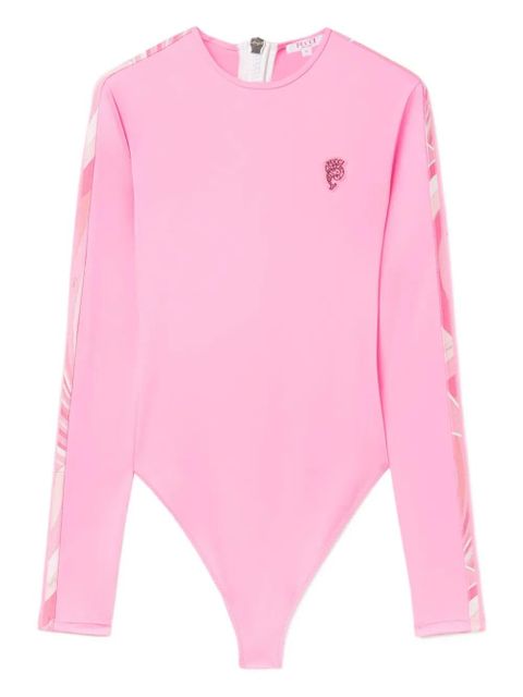 PUCCI long-sleeve panelled swimsuit - Pink - zdjęcie produktu nr 1