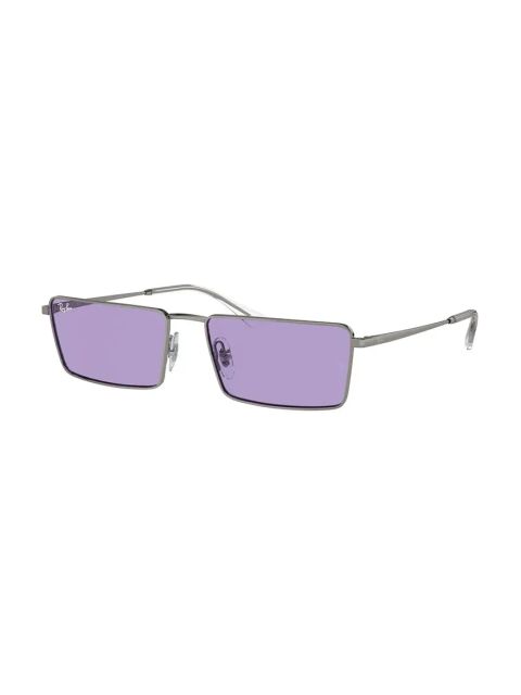 Ray-Ban okulary przeciwsłoneczne kolor fioletowy 0RB3741