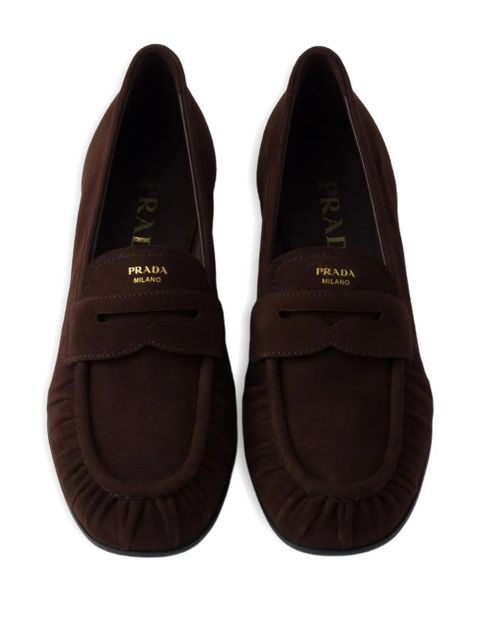 Prada suede loafers - Brown - zdjęcie produktu nr 2