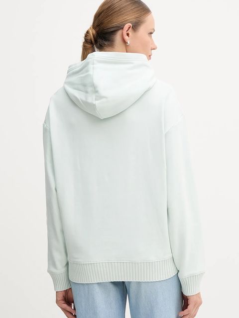 Calvin Klein Jeans bluza bawełniana damska z kapturem gładka LV047D232G - zdjęcie produktu nr 2