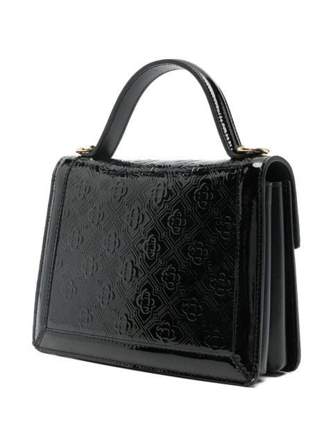 Casablanca logo-embossed shoulder bag - Black