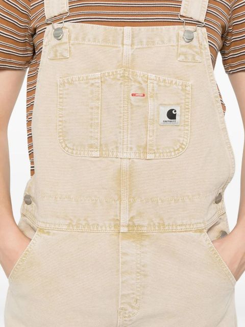 Carhartt WIP Bib button-fastening pocket dungaree - Neutrals