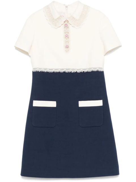 Valentino Garavani colourblock mini dress - White - zdjęcie produktu nr 1