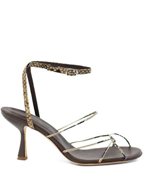 Christopher Esber serpent heel sandals - Brown - zdjęcie produktu nr 1