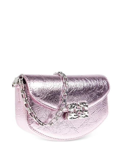 GANNI Lulu chain wallet - Pink