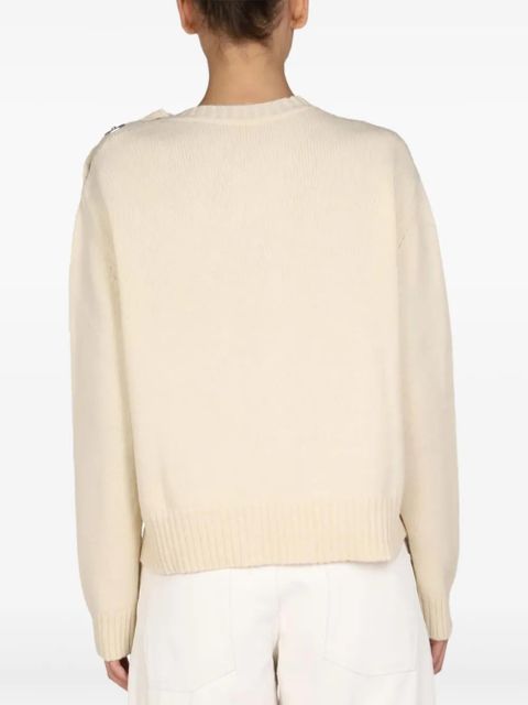 Jil Sander button-detail sweater - Neutrals