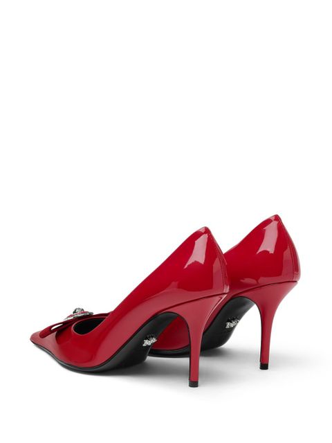Versace 85mm Gianni Ribbon pumps - Red