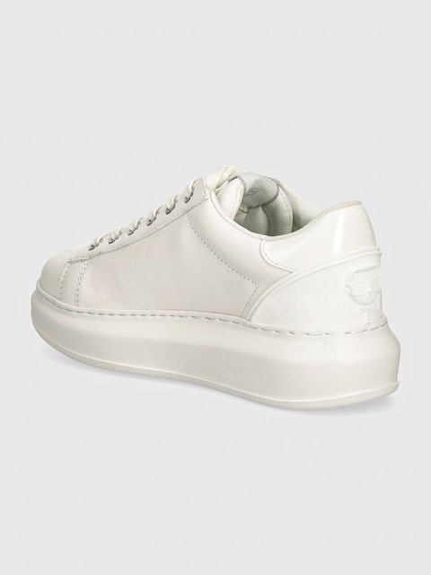 Karl Lagerfeld sneakersy skórzane KAPRI kolor biały KL62525N