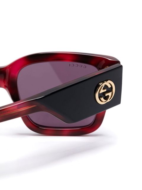 Gucci Eyewear square-frame sunglasses - Brown