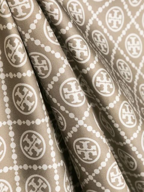 Tory Burch T Monogram silk scarf - Neutrals