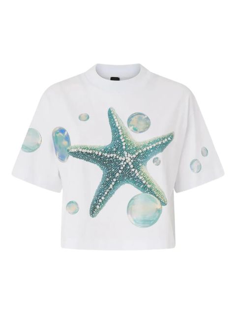PINKO starfish-print T-shirt - White - zdjęcie produktu nr 1