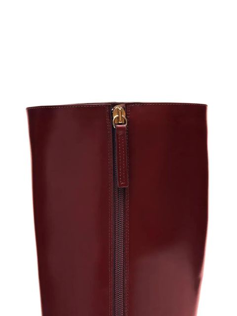 ALOHAS square-toe boots - Red