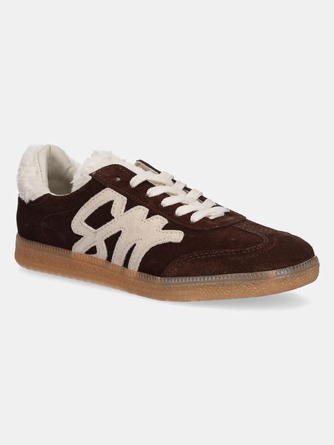 Steve Madden sneakersy zamszowe ELORA damskie kolor brązowy 11004884 - zdjęcie produktu nr 1
