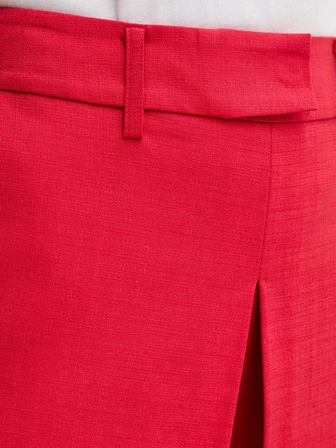 Simona Corsellini spódnicospodnie damskie kolor czerwony gładkie high waist P25CPPG002