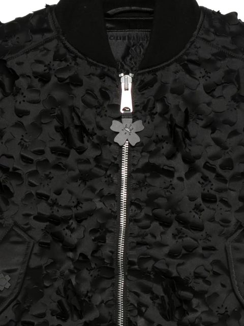 Cecilie Bahnsen x Alpha Industries floral-appliqué jacket - Black