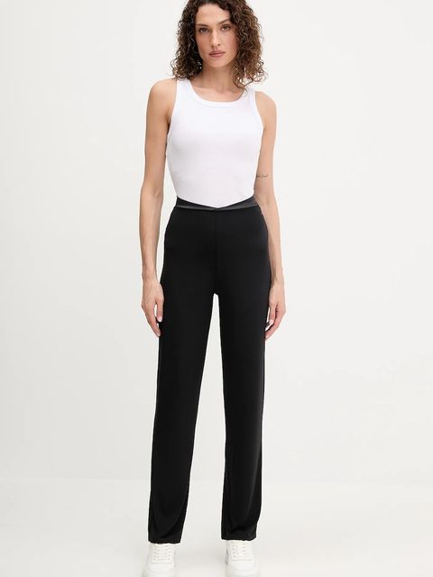 BOSS spodnie dresowe damskie kolor czarny gładkie 50545593 - zdjęcie produktu nr 2