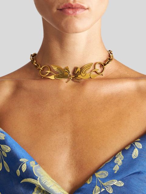 ETRO Pegaso choker necklace - Gold