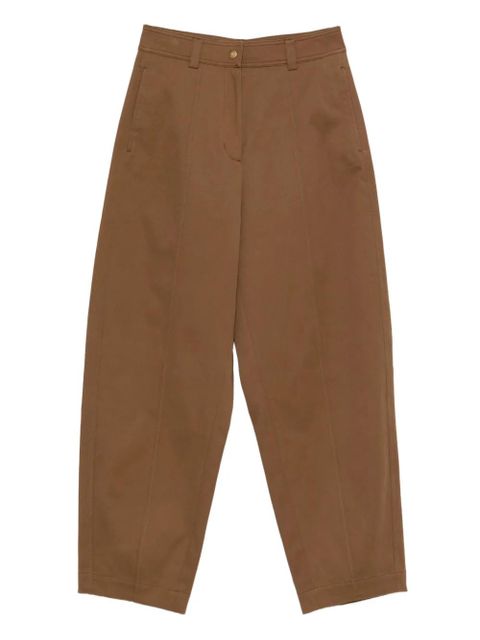 Moncler gabardine trousers - Brown - zdjęcie produktu nr 1