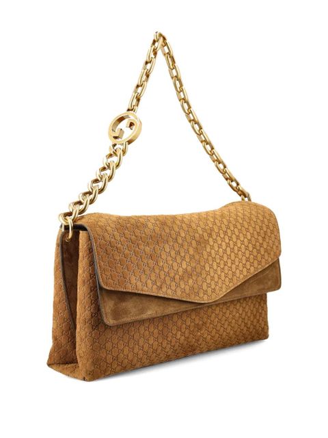 Gucci large GG chain shoulder bag - Brown