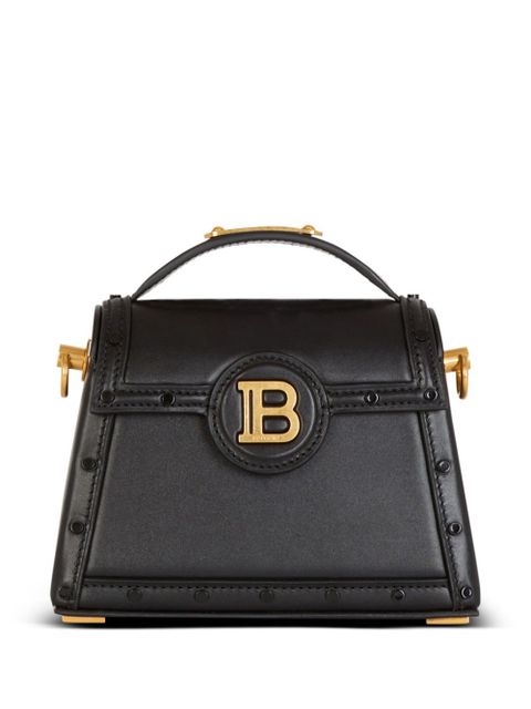 Balmain small B-Buzz Dynasty leather shoulder bag - Black - zdjęcie produktu nr 1