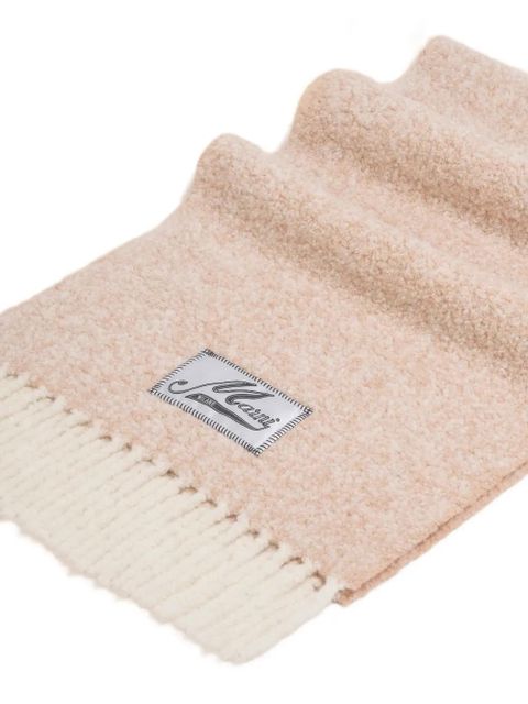 Marni fringed scarf - Brown