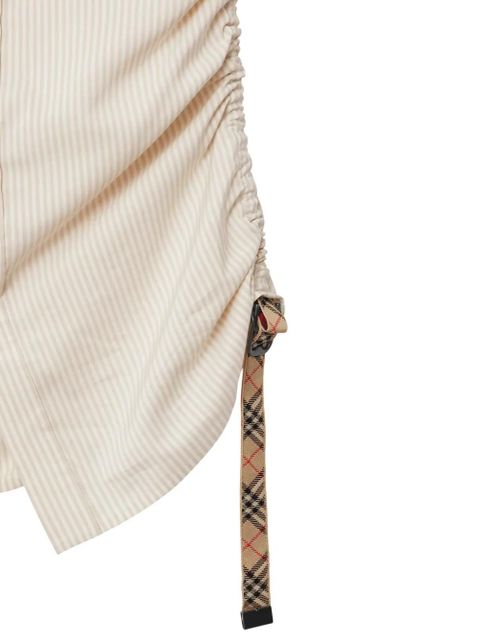 Burberry striped silk shirt - Neutrals