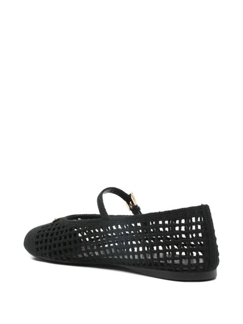 Prada crochet ballet flats - Black