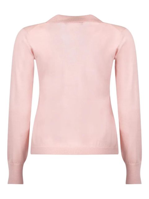 Weekend Max Mara long-sleeve polo sweater - Pink