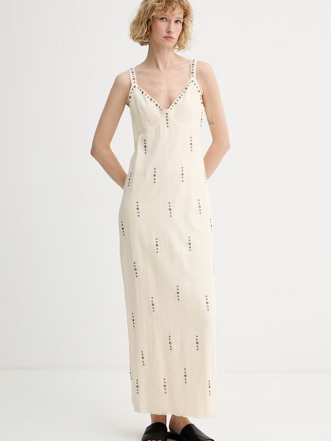 Rag & Bone sukienka z lnem Aubrey - zdjęcie produktu nr 1