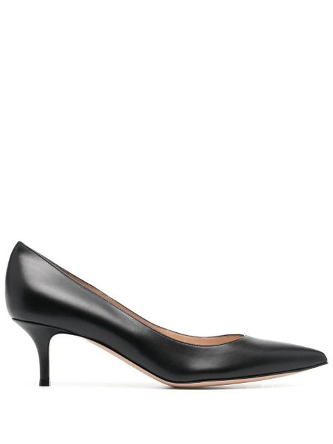 Gianvito Rossi 55mm Gianvito pointed-toe pumps - Black - zdjęcie produktu nr 1