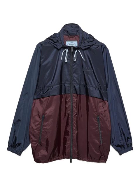 Prada drawstring hooded jacket - Blue - zdjęcie produktu nr 1