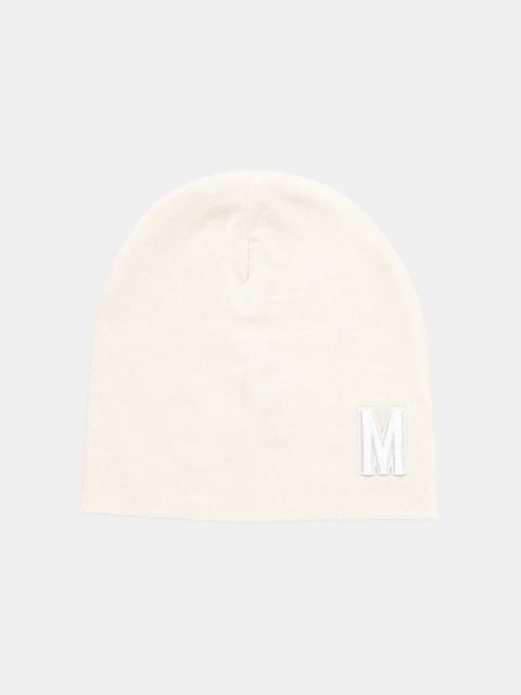 Moschino czapka wełniana kolor beżowy M5877 60803 - zdjęcie produktu nr 1