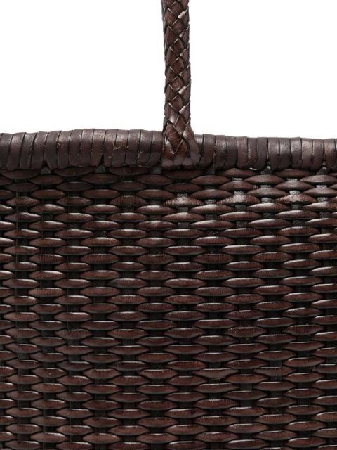 DRAGON DIFFUSION big B Weave woven tote bag - Brown