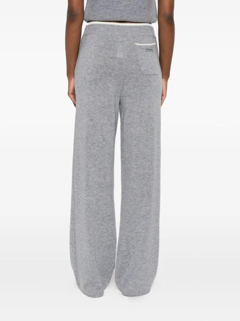PINKO knitted drawstring trousers - Grey
