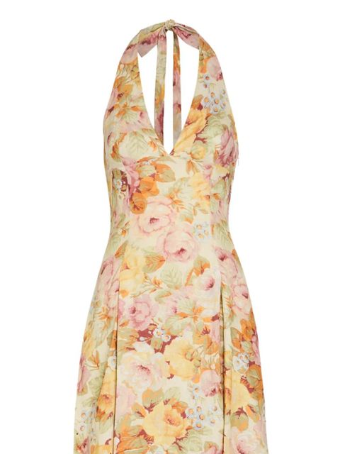 Faithfull the Brand Murano halter-neck midi dress - Yellow - zdjęcie produktu nr 2