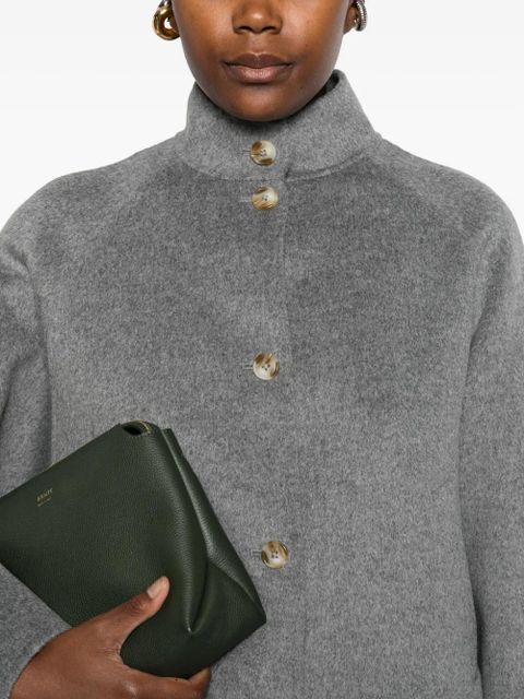 LouLou de Saison high-neck button-fastening jacket - Grey