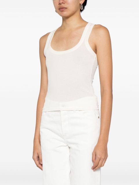Jacquemus Le Gros Grain cotton top - Neutrals