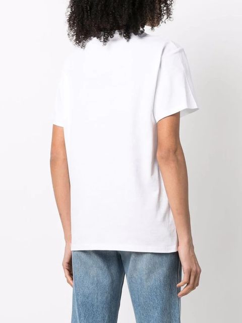 TWINSET logo embroidered T-shirt - White
