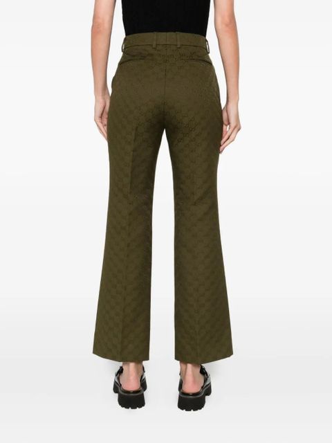Gucci GG monogram trousers - Green - zdjęcie produktu nr 2