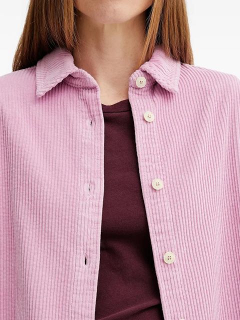 American Vintage corduroy button shirt - Pink