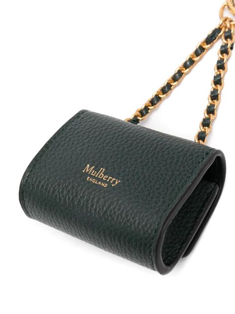 Mulberry Lily leather keyring - Green - zdjęcie produktu nr 2