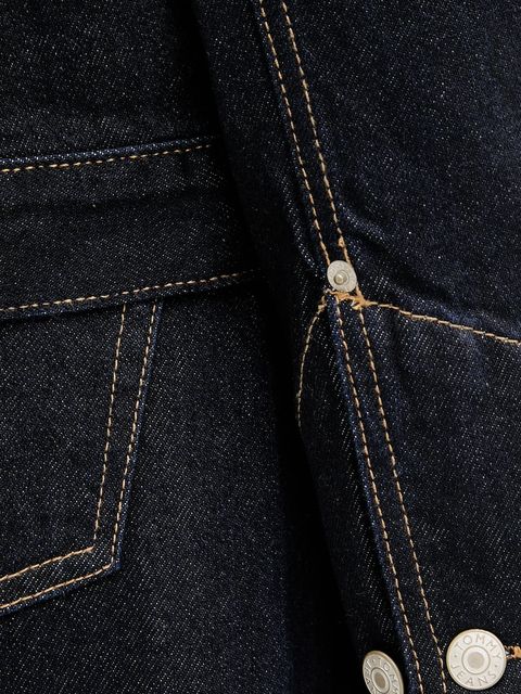 Tommy Jeans kurtka jeansowa kolor granatowy przejściowa DW0DW21981