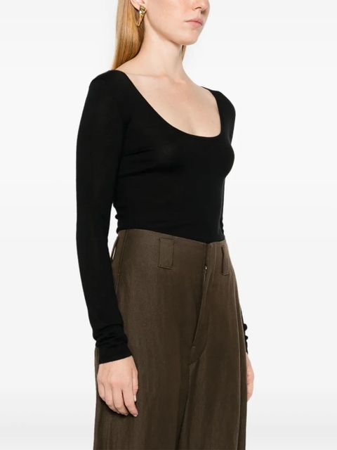 Gabriela Hearst Emily bodysuit - Black