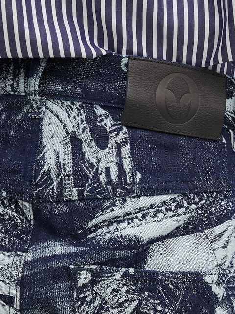 No Problemo jeansy Apocalypse Jacquard Bagi Jean