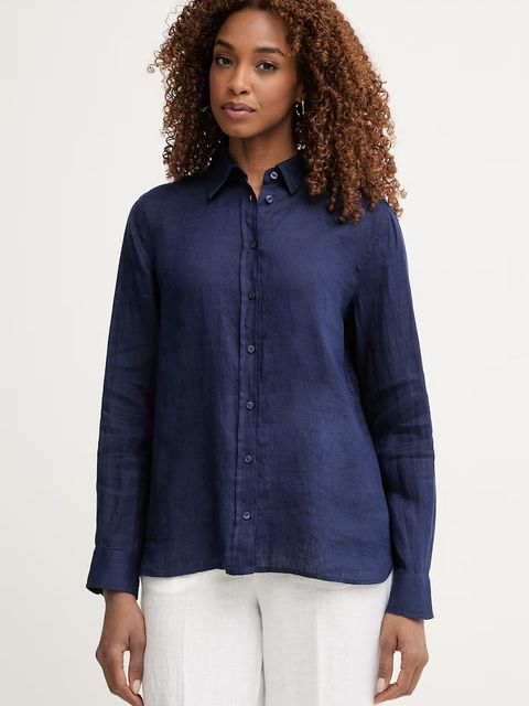 United Colors of Benetton koszula damska lniana - zdjęcie produktu nr 2